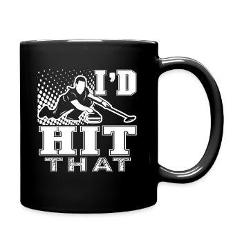Curling Curling I'd Hit That - Full Colour Mug - black - Right
