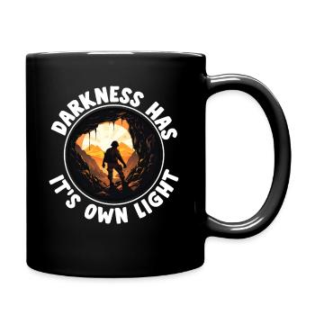 Caving Spelunking For Cave Men Women Funny - Full Colour Mug - black - Right