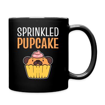 Hund Wortspiele Hundetätigungsbegleiter - Tasse einfarbig - Schwarz - Rechts