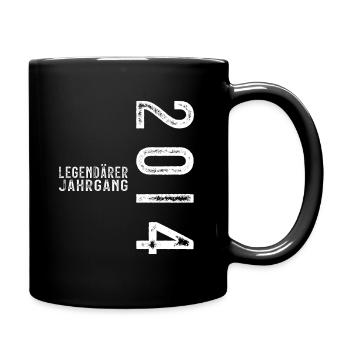 10 Jahre Legendärer Jahrgang 2014 - Tasse einfarbig - Schwarz - Rechts