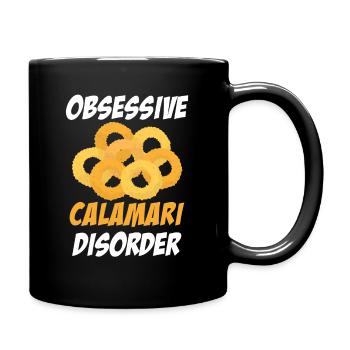 Calamari Disorder Squid Lover Cephalopod - Full Colour Mug - black - Right