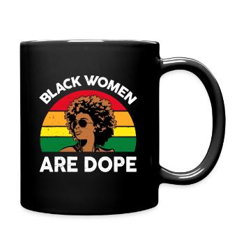 African Black Women Are History Month - Full Colour Mug - black - Right