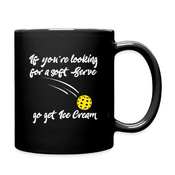 Jeu de mots drôle de pickleball pour les amateurs de paddleball Playerre - Mug uni - noir - Droite