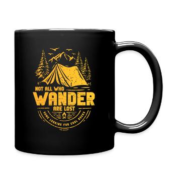 Wandern Sie auf der Suche nach kühlen Felsen - Tasse einfarbig - Schwarz - Rechts