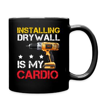 Drywall Installer Drywaller Drywall Finisher - Full Colour Mug - black - Right