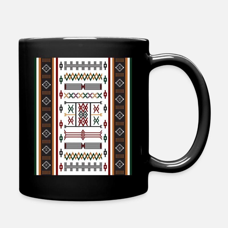AMAZIGH SYMBOLE BERBERE TAPIS MZABE - Mug uni - noir