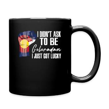 Coloradan Amerikaner US-Patriot USA Gewachsen - Tasse einfarbig - Schwarz - Rechts