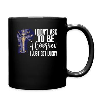 Hoosier Amerikaner US-Patriot USA Gewachsen - Tasse einfarbig - Schwarz - Rechts