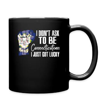 Connecticutean American US Patriot USA Grown - Full Colour Mug - black - Right