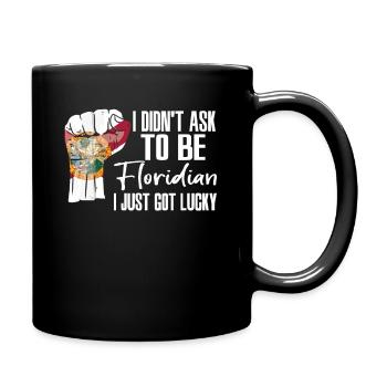 Floridianer Amerikaner US-Patriot USA Gewachsen - Tasse einfarbig - Schwarz - Rechts