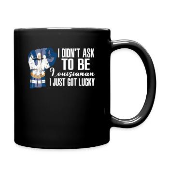 Louisianer Amerikaner US-Patriot USA Gewachsen - Tasse einfarbig - Schwarz - Rechts