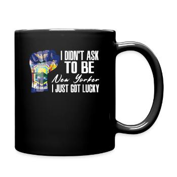 New Yorker American US Patriot USA Grown New York - Full Colour Mug - black - Right