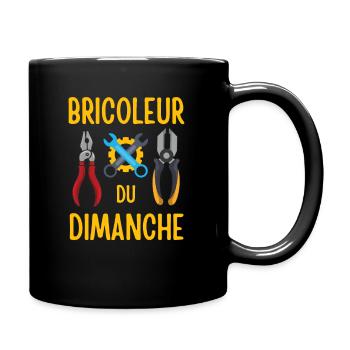 Bricoleur du dimanche 4 - Mug uni - noir - Droite