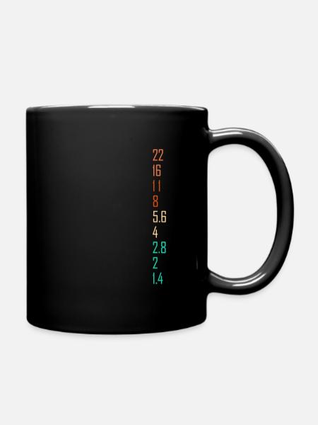 Fotografie Geschenk für Fotograf Blende Kamera - Tasse einfarbig - Schwarz