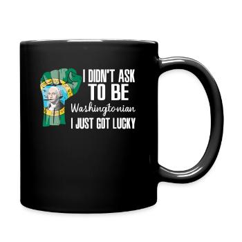 Washington American U.S. Patriot Les États-Unis s’agrandissent - Mug uni - noir - Droite