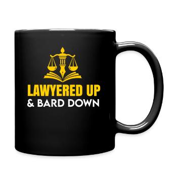 The Bar Exam Passed Funny New Lawyer Attorney - Full Colour Mug - black - Right
