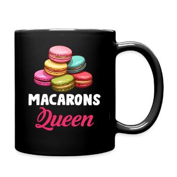 Macarons Cookies Baker French Dessert Funny - Full Colour Mug - black - Right