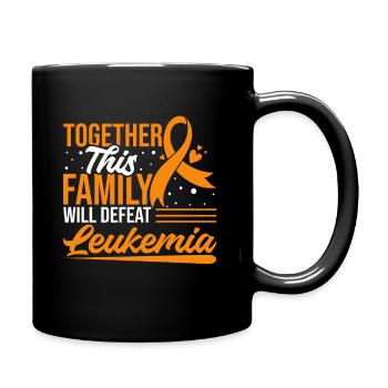 Leukemia Awareness Pins Leukemia Cancer Ribbon - Full Colour Mug - black - Right
