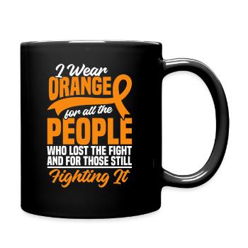 Leukemia Awareness Month Leukemia Cancer Warrior - Full Colour Mug - black - Right