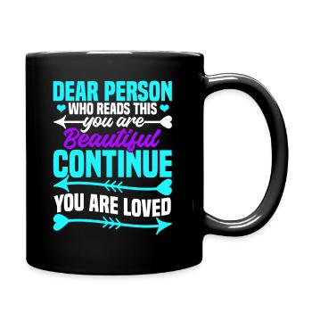 Mois de la prévention du suicide - Mug uni - noir - Droite