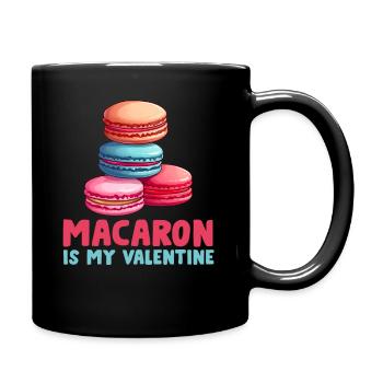 Macarons Kekse Bäcker Französisches Dessert Lustig - Tasse einfarbig - Schwarz - Rechts
