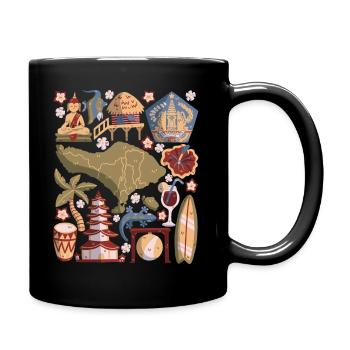 Bali - Mug uni - noir - Droite