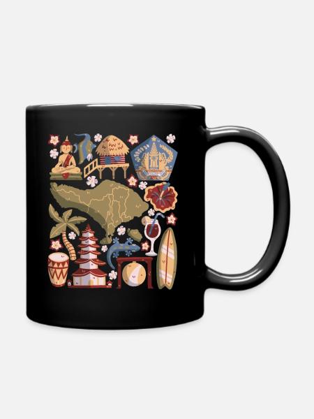 Bali - Mug uni - noir