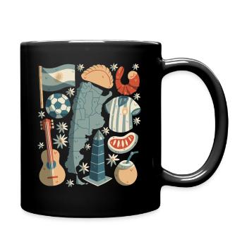 Argentine - Mug uni - noir - Droite