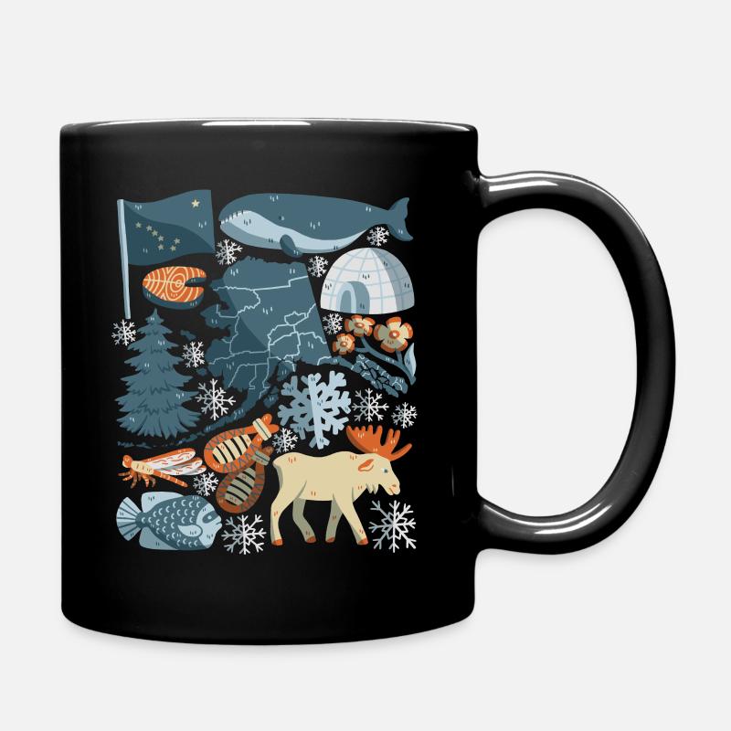 Alaska - Full Colour Mug - black