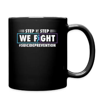 988 Semaine du Mois de la prévention du suicide - Mug uni - noir - Droite