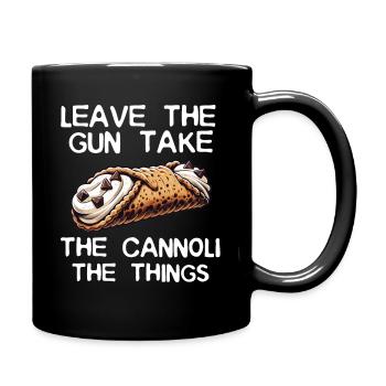 Cannoli Baker Pâtisserie Italienne Dessert Drôle - Mug uni - noir - Droite