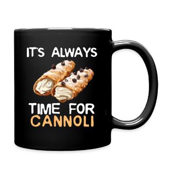 Cannoli Baker Pâtisserie Italienne Dessert Drôle - Mug uni - noir - Droite