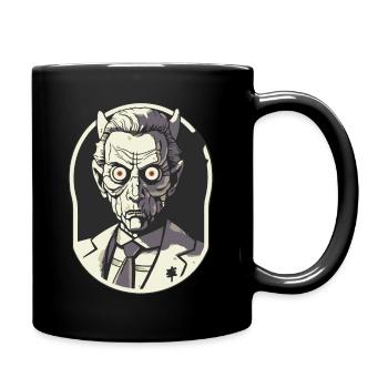 Der Direktor der Albträume - Tasse einfarbig - Schwarz - Rechts