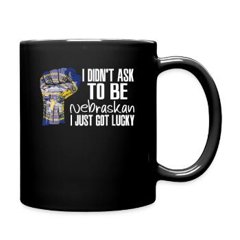 Nebraska Amerikaner US-Patriot USA Gewachsen - Tasse einfarbig - Schwarz - Rechts