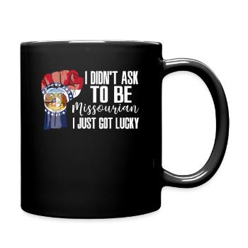Missourian Amerikaner US-Patriot USA Gewachsen - Tasse einfarbig - Schwarz - Rechts