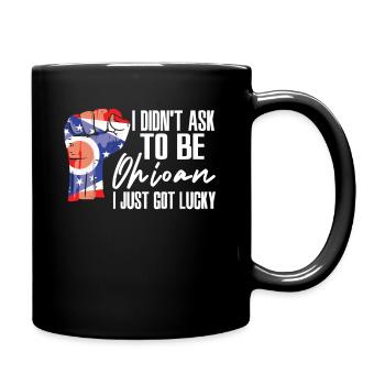 Ohioaner Amerikaner US-Patriot USA Gewachsen Ohio - Tasse einfarbig - Schwarz - Rechts