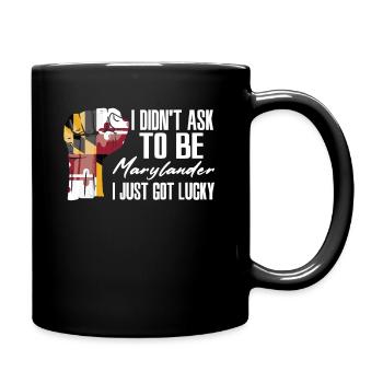 Marylander American US Patriot USA Grown Maryland - Full Colour Mug - black - Right