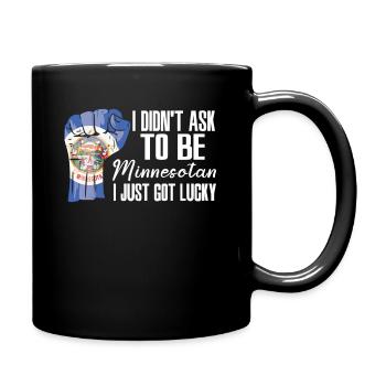 Minnesotan, Américain, Patriote américain, États-Unis - Mug uni - noir - Droite