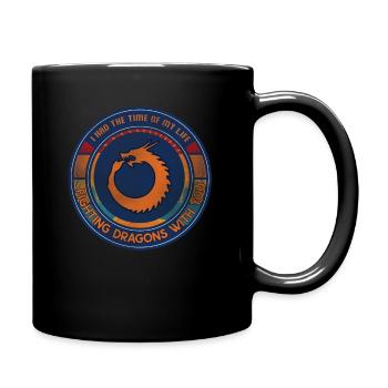 I Had The Time Of My Life Fighting Dragons - Full Colour Mug - black - Right