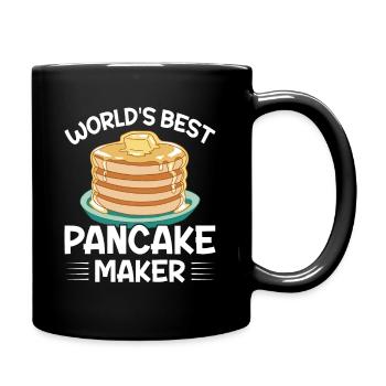 Welt Bester Pancake Macher Frühstück - Tasse einfarbig - Schwarz - Rechts