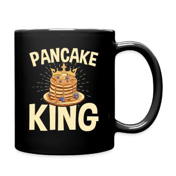 Chef du petit-déjeuner du roi des crêpes - Mug uni - noir - Droite
