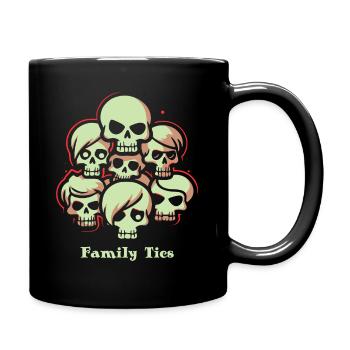 Family ties - Full Colour Mug - black - Right