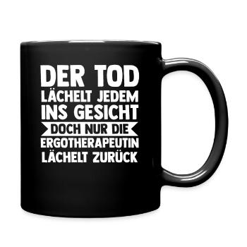 Ergotherapie Ergotherapeutin - Tasse einfarbig - Schwarz - Rechts