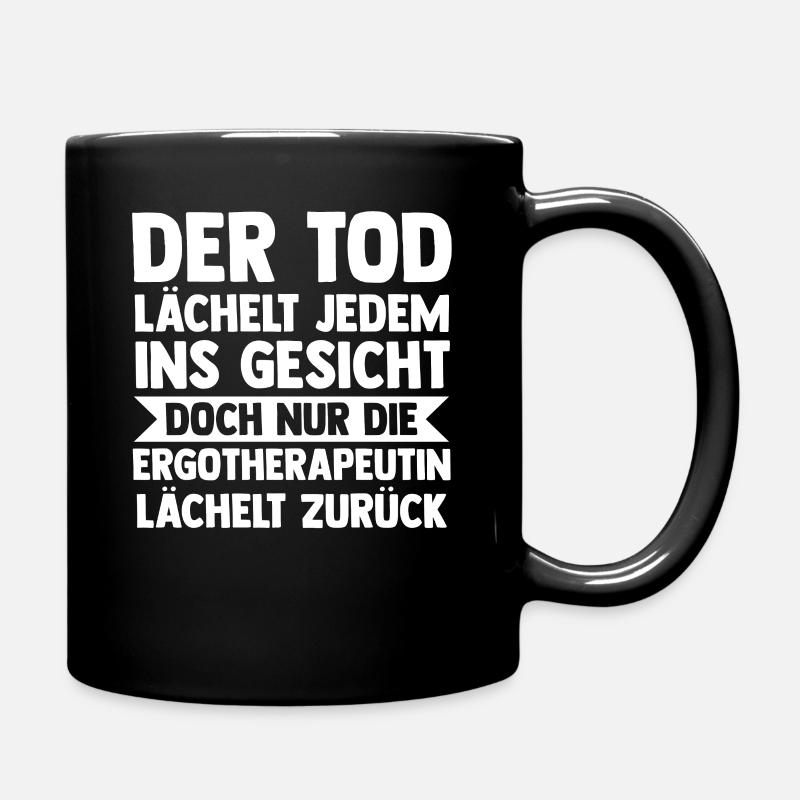Ergotherapie Ergotherapeutin - Tasse einfarbig - Schwarz