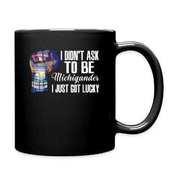 Michigander Amerikaner US-Patriot USA Gewachsen - Tasse einfarbig - Schwarz - Rechts