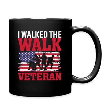 Ich Ging Den Weg Veteran - Tasse einfarbig - Schwarz - Rechts