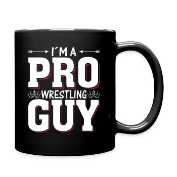 Ich Bin Ein Pro-Wrestling-Typ. - Tasse einfarbig - Schwarz - Rechts