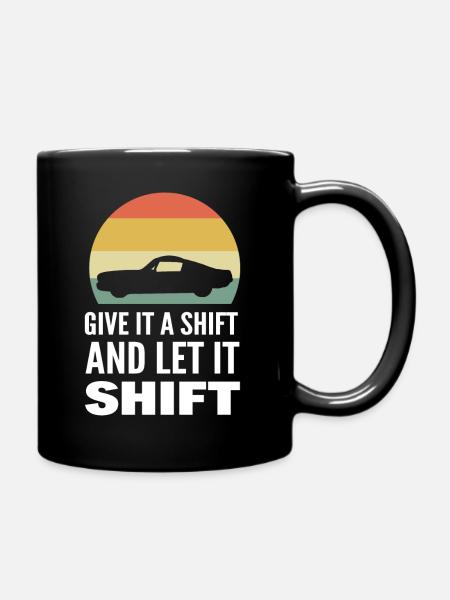 Rennauto Rennfahrer - Tasse einfarbig - Schwarz