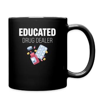 Trained Drug Dealer Chemistry Propofol - Full Colour Mug - black - Right