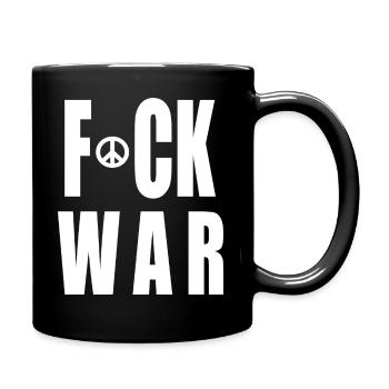 Fuck war - Full Colour Mug - black - Right